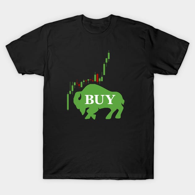 Forex Bullish Design T-Shirt by Proway Design